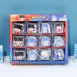 Acrylic Transparent Pp Clip Creative Animation Peripheral Handbook Clip Q Version Character Message Note Advertising Clip Gift