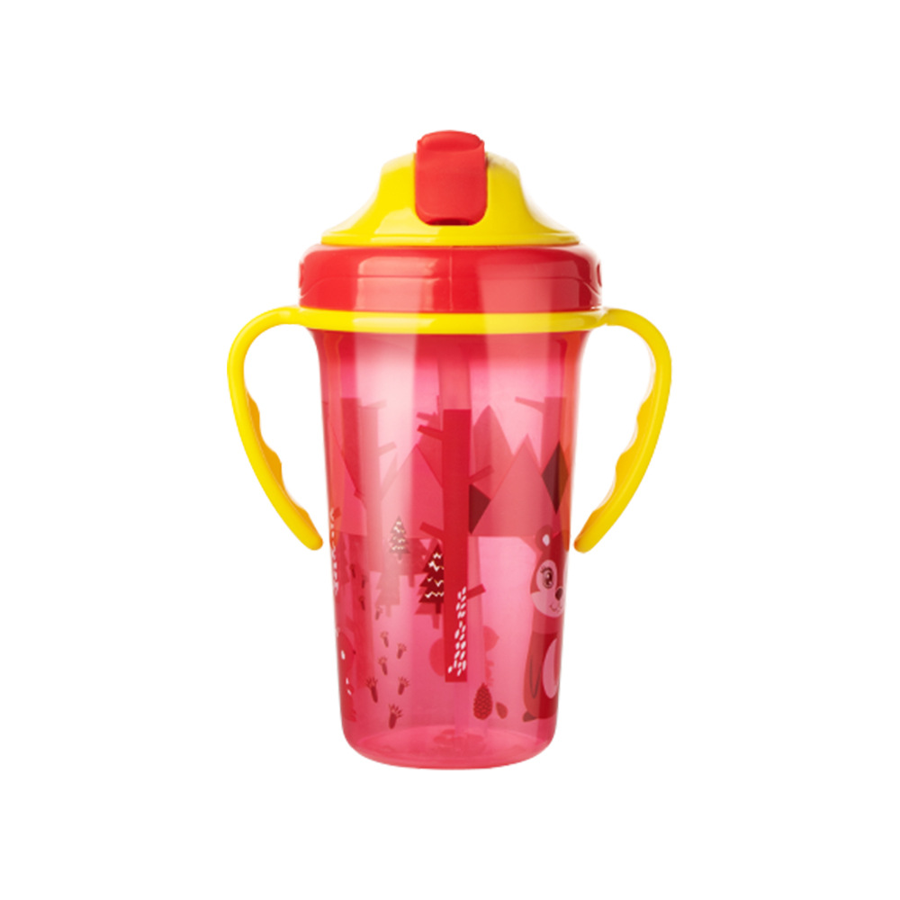 Fabricante de origen Taza de agua para niños Taza de pico de pato Taza de paja Taza de plástico Taza de agua 360 Serie completa de tazas para bebés