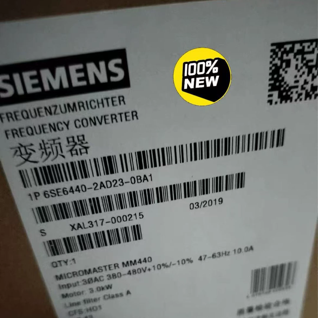 6SE6440-2AD23-0BA1 Преобразователь частоты Siemens MM440 380-480В с фильтром класса А