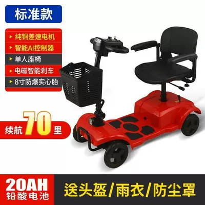 Qatlanan elektrik velosipedlər Elderly, Foldable, Suitable for Adults Aged - solid-tire-20ah-tianneng-battery-2-year-battery-warranty