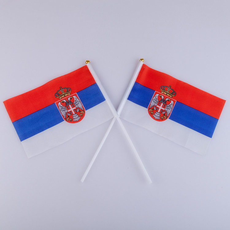 N.° 7 y n.° 8 Copa Mundial de Qatar 2022 32 equipos ondeando banderas a mano, banderas de todos los países, artículos de animación.