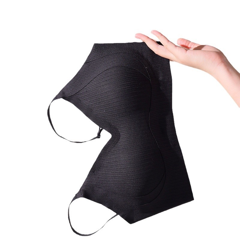 Sujetador Ropa interior anti-caída para mujer sin anillo de acero, pechos grandes, pechos pequeños, ropa interior invisible, pechos pequeños, ropa interior Shantou