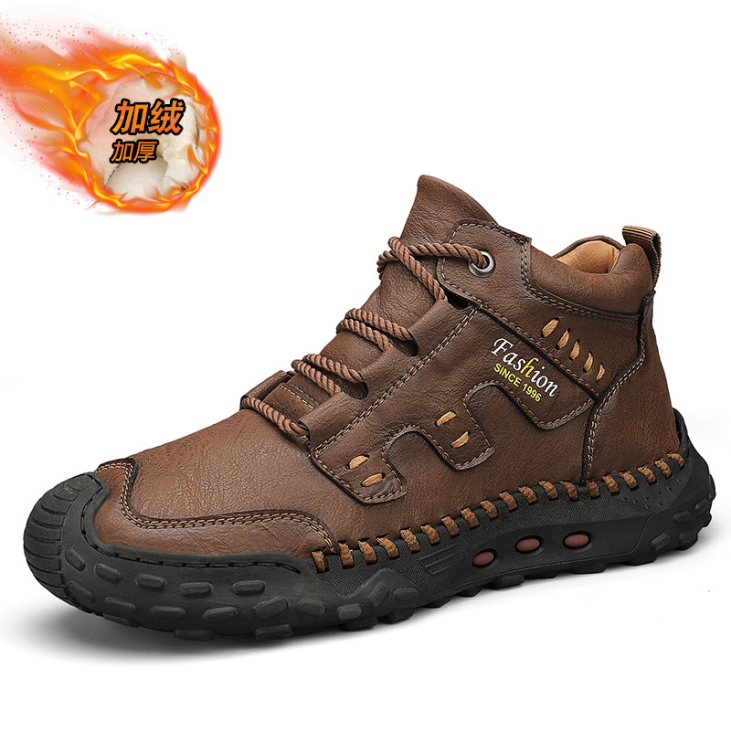 어두운 다크 브라운 기모