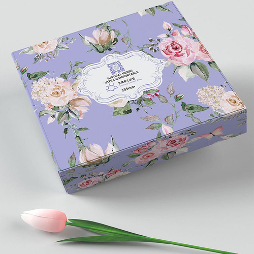 Jiuxi mugwort sanitary napkin day and night extended pads cotton manufacturer wholesale mugwort boxed