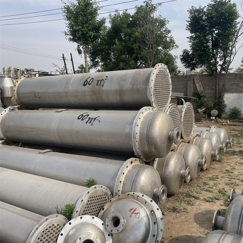 二手不锈钢列管冷凝器 工业用10至200平方冷却器