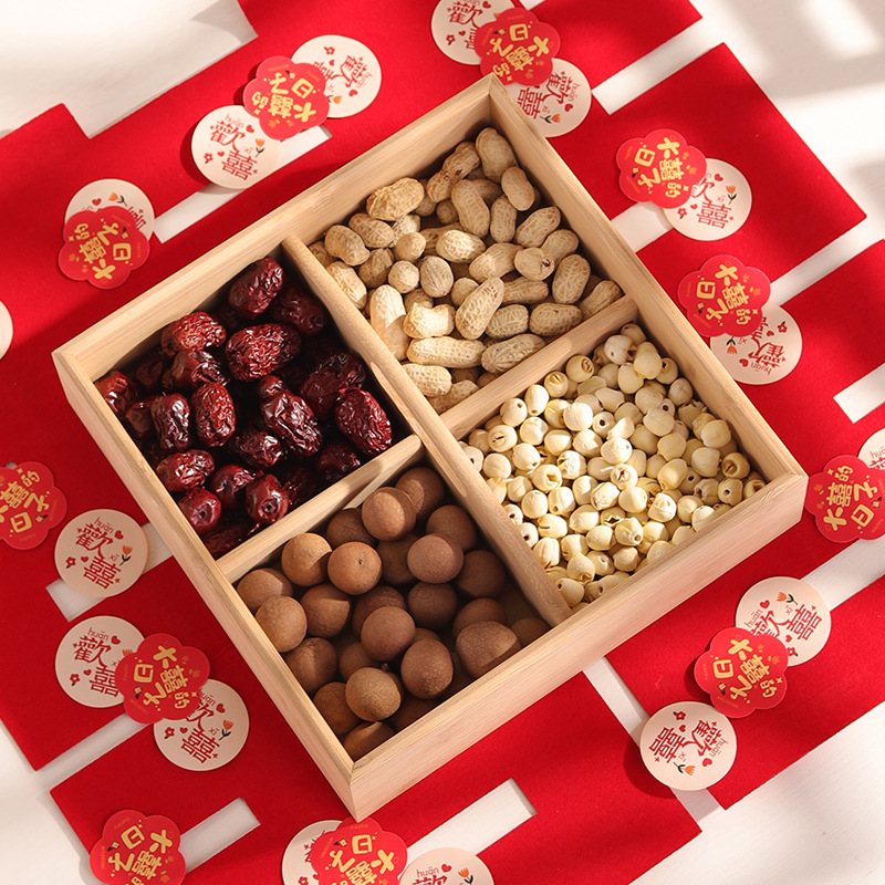 Gourmet Nuts Box for Home Living Room Engagement Decoration, For a Happy Marriage, Wedding Accessories, Wedding Reception Table Decor, Candy Box, Fruit Plate