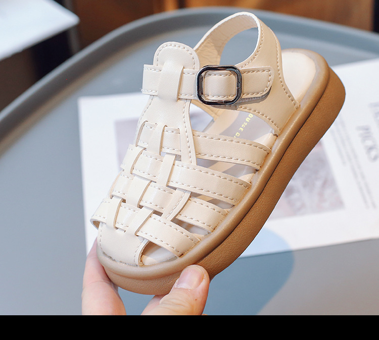 2023 Nuovi sandali estivi per ragazzi e ragazze Edizione coreana Scarpe da spiaggia per studenti traspiranti per bambini in gomma_voghion.com