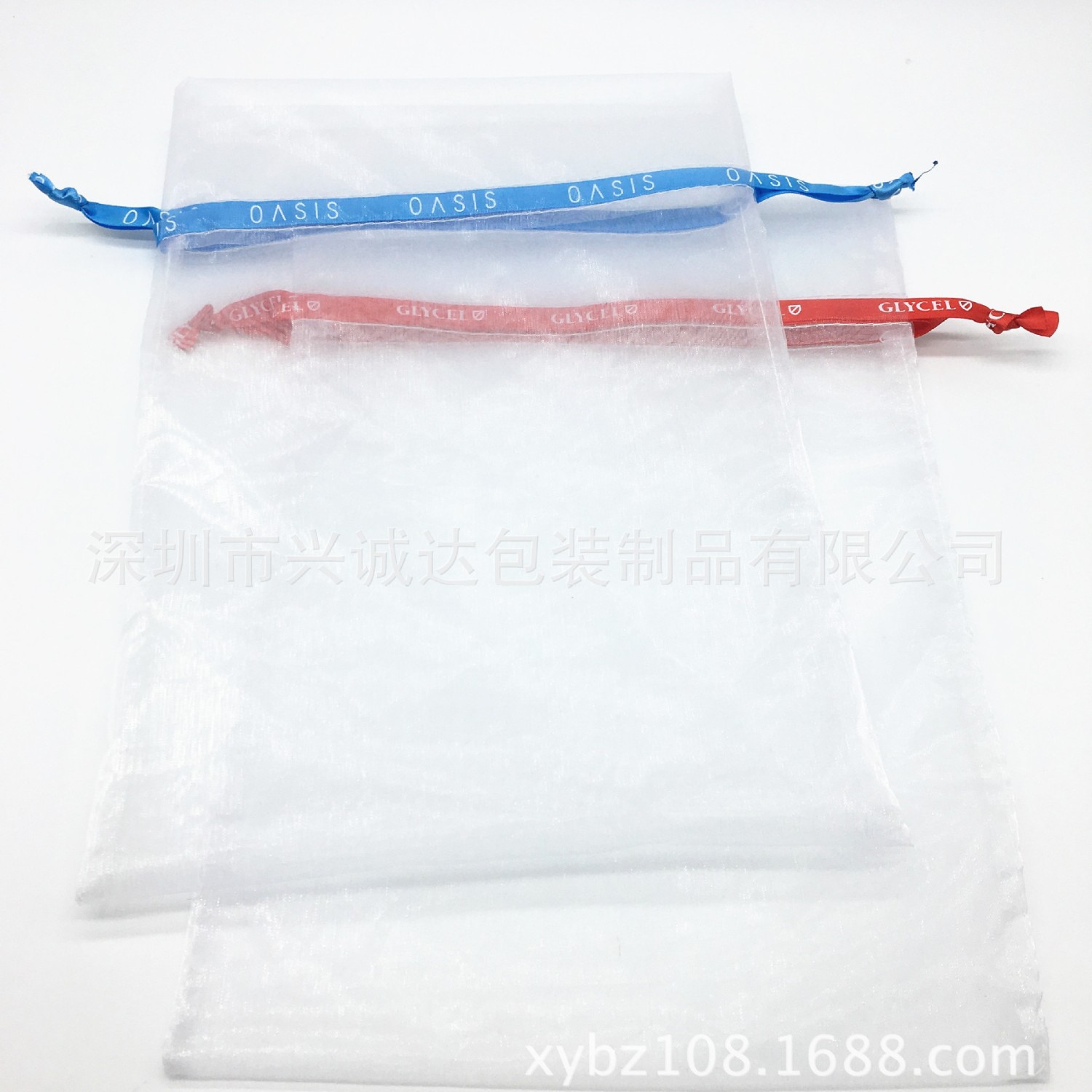 生产供应首饰柯根纱袋欧根纱圣诞束口塑料袋礼品袋柯根饰品包装袋