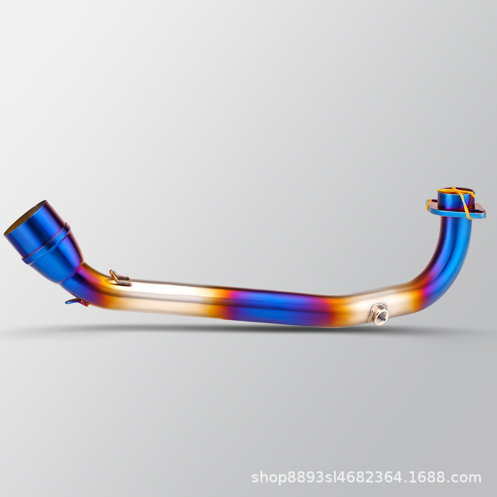 Husky 150 front section stainless steel exhaust pipe motorcycle modification high temperature special non-destructive installation