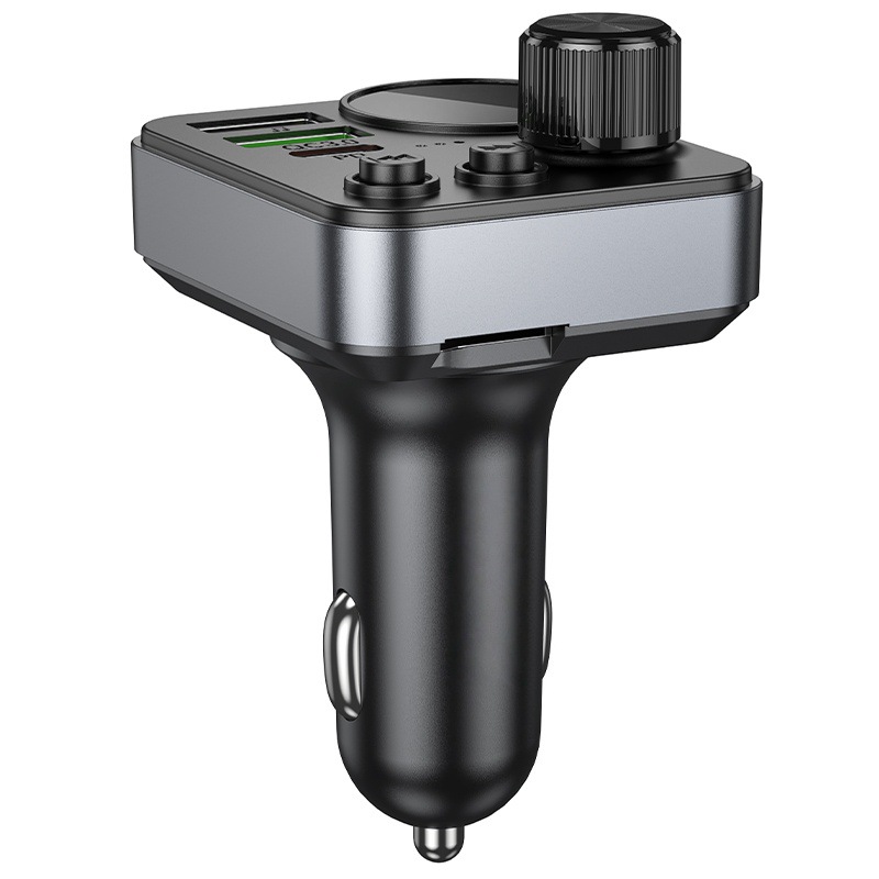 E86 Daler 48W Dual-Port Pd30W+Qc3.0 Car Bluetooth Fm Transmitter Supports USB Flash Drive and Tf Card Playback