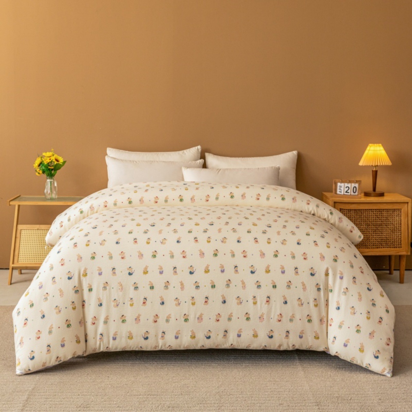 Dual hilos edredón de algodón núcleo de ropa de cama doméstica primavera y otoño edredón de cuatro estaciones universal para una persona doble 2025 nuevo