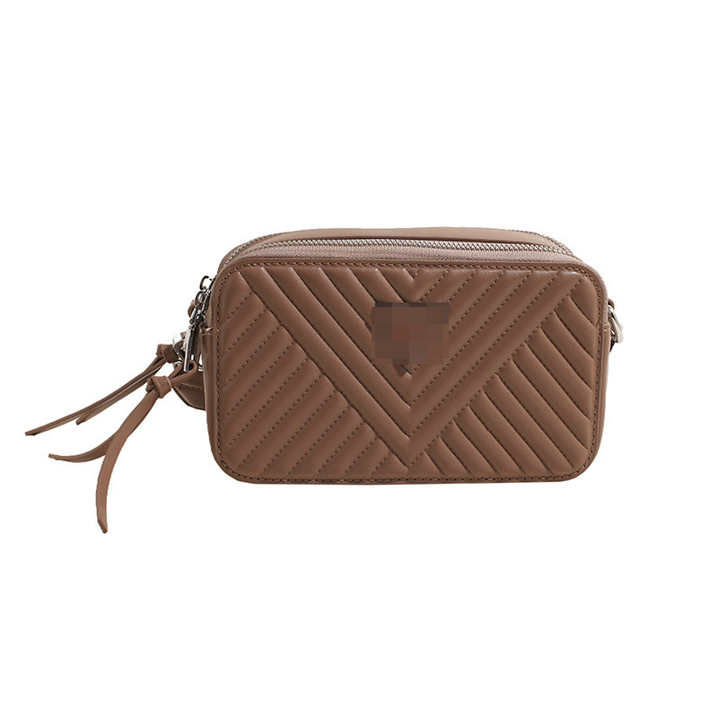 Bolso de hombro transfronterizo tendencia de la moda femenina tira de rombos bolso cuadrado pequeño casual todo-fósforo sentido de alta gama bolso de mensajero de estilo europeo y americano