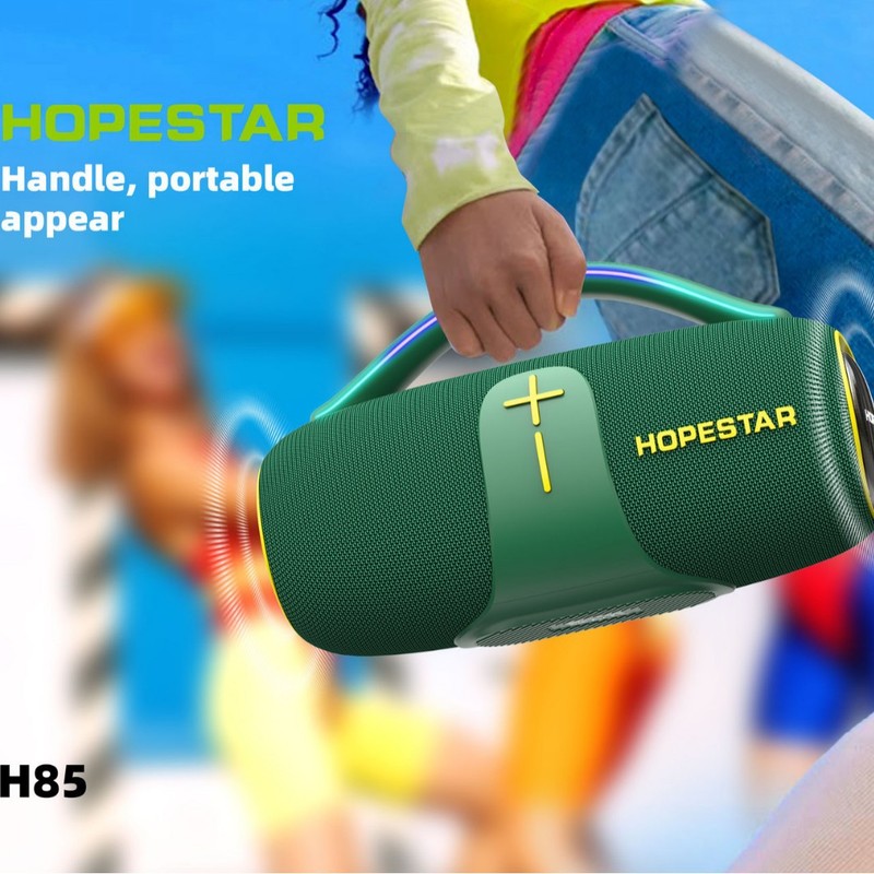 HOPESTAR H85 ポータブルワイヤレス Bluetooth スピーカー屋外防水サブウーファーハイパワーカードオーディオ|undefined