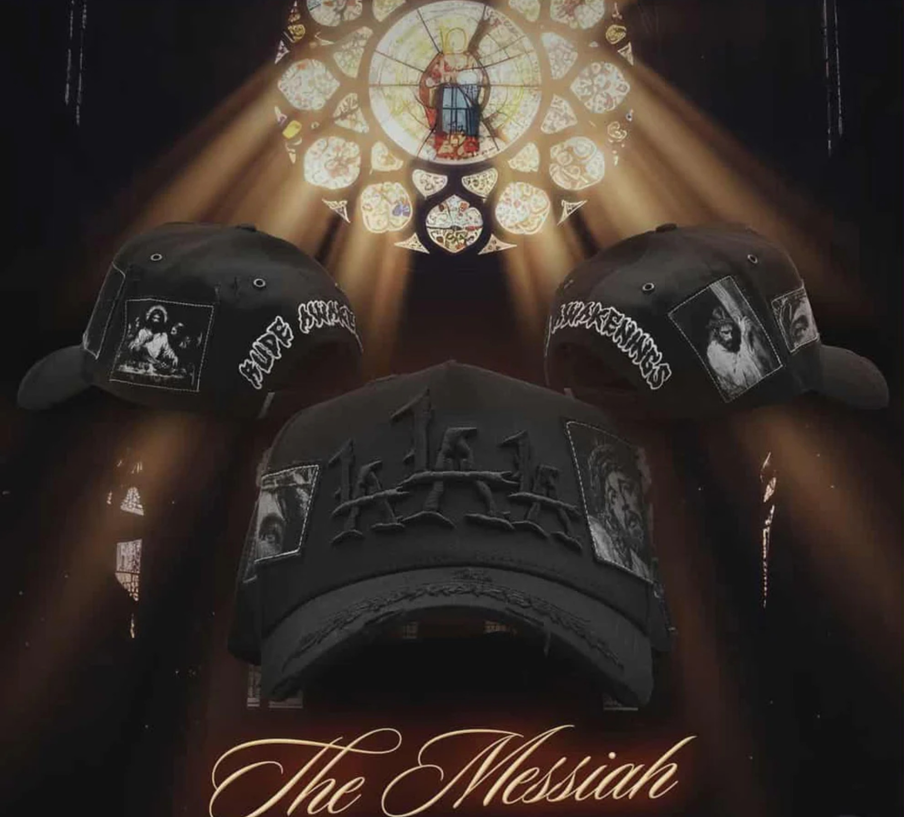 Nuevo Meike Duo Dandy bordado ajustable gorra de boca de pato borde curvo gorra de béisbol con diamantes barba tío