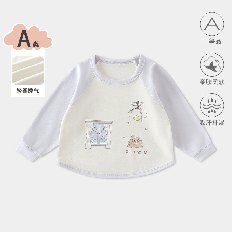 Capa de algodón de cuatro estaciones, chaqueta de bebé delgada, chaqueta de aire acondicionado, chaqueta de verano para niños