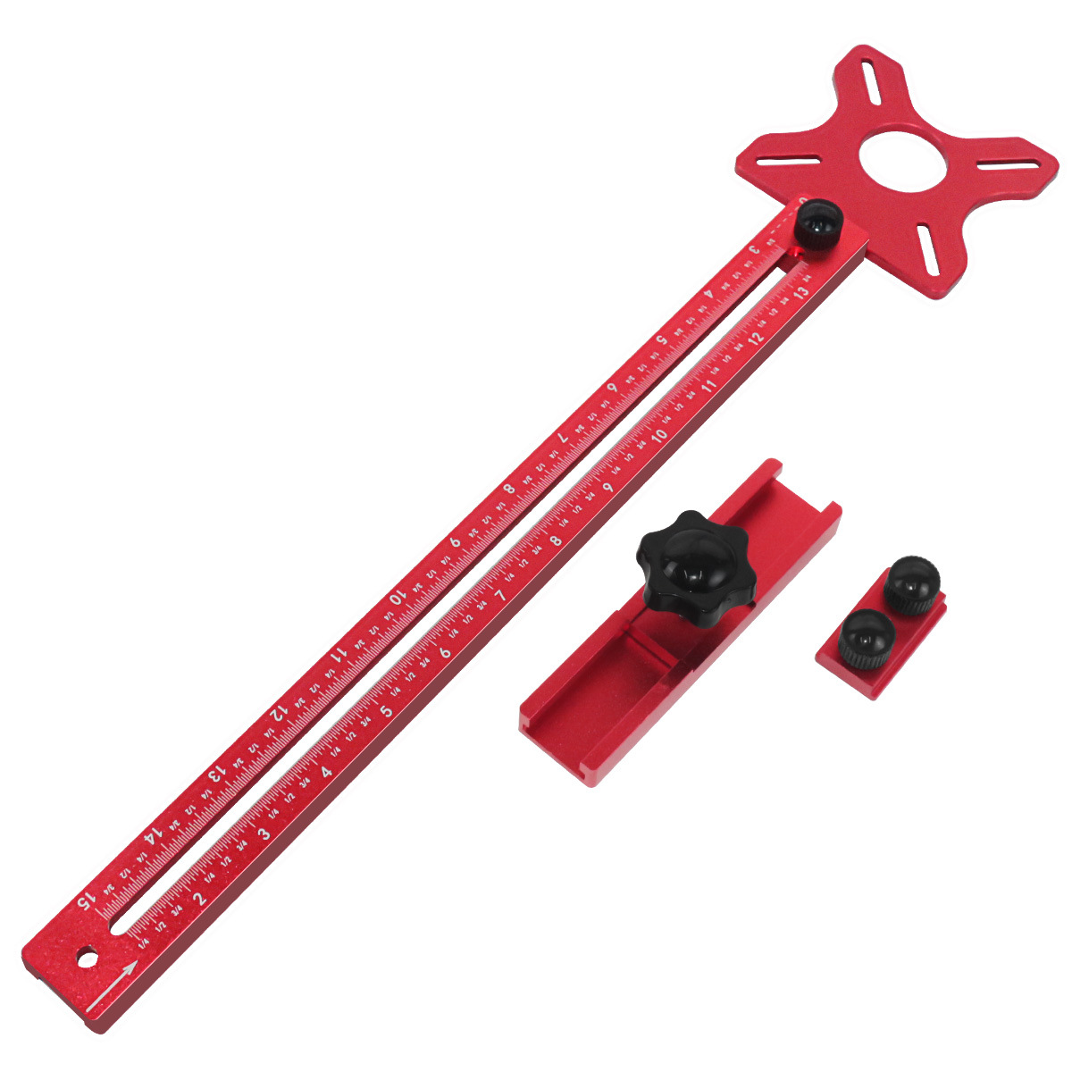 Base Cortadora de Círculos para Fresadora de Aleación de Aluminio CNC, Alargado, para Hogar