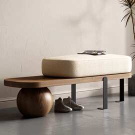 长条凳实木北欧创意个性换鞋凳家用门口穿鞋凳入户玄关休闲矮凳子