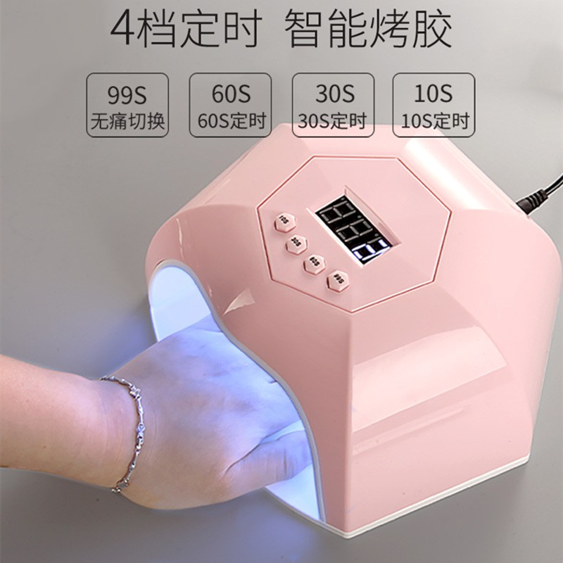 Nagellampe schnelltrocknender Nagel-Fototherapie-Lampe hochleistungs Nagellack Kleber Aushärtungsmaschine Nagelstudio spezielle UV-Heillampe Beleuchtung