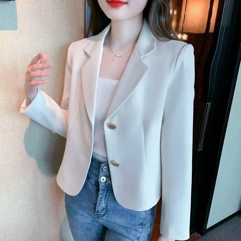 小个子短款西装外套女2025秋季新款时尚气质小西服设计感小众上衣|undefined