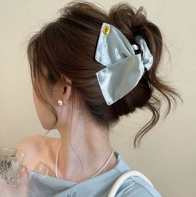爆款布艺显气质高级感鲨鱼夹合集女饱满后脑勺半扎发鲨鱼发夹发饰|undefined