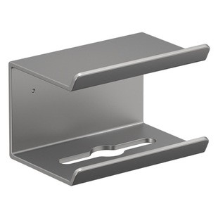 Cross-border bathroom two-in-one tissue holder household toilet mobile phone storage rack punch-free toiletries storage rack