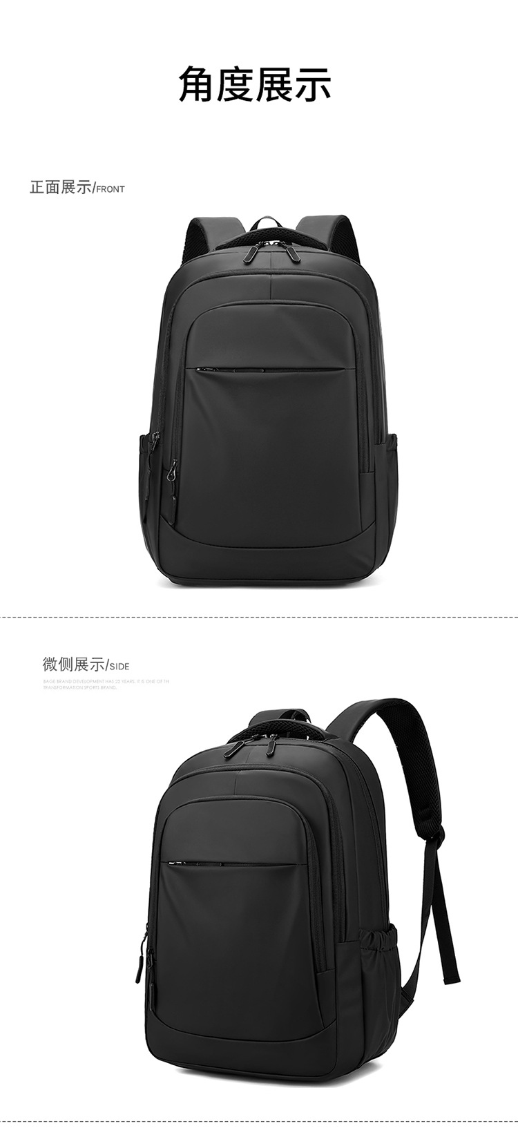 2024 New Korean version men's backpack, large capacity, simple commuting computer bag, junior high school and senior high school schoolbag, cross-border undefined