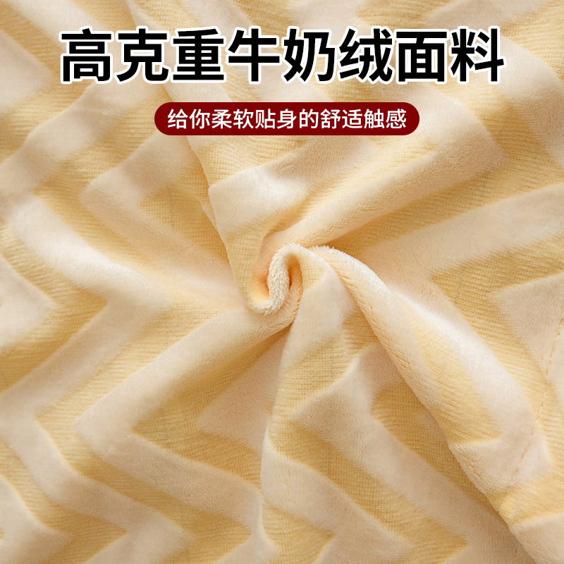 Cuatro piezas de cubierta de edredón tallado invierno más seda de coral de leche sábanas de edredón cama de cama de cama caliente