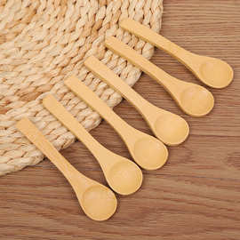 批发蜂蜜勺子竹木勺竹勺子调味勺小竹勺蜂蜜勺咖啡勺竹勺激光刻字