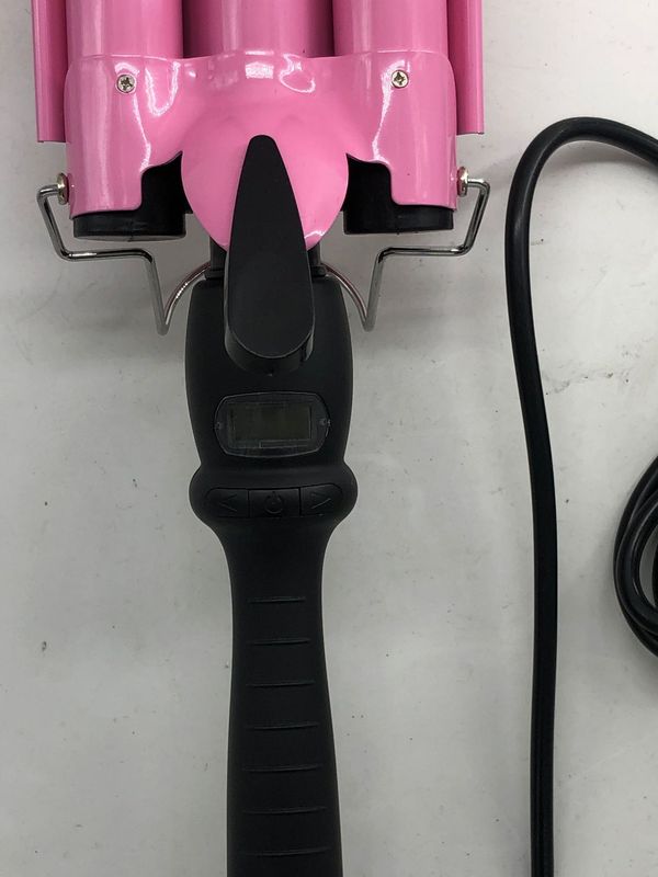 液晶三管巻き棒三棒巻き器水波紋美髪棒卵巻き電気板クロスボーダーパーマ器|undefined