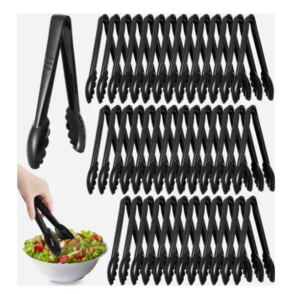 9inch Black Food Clips Plastic Nylon Food Clips Household Bread Clips Salad Clips Snack Clips Nylon Clips