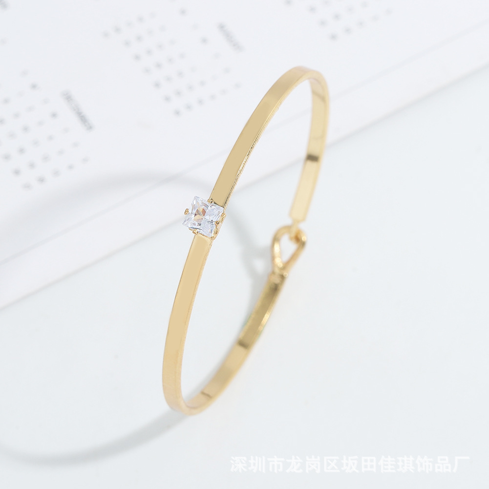 New Trendy Zinc Alloy Simple Bracelet display picture 7