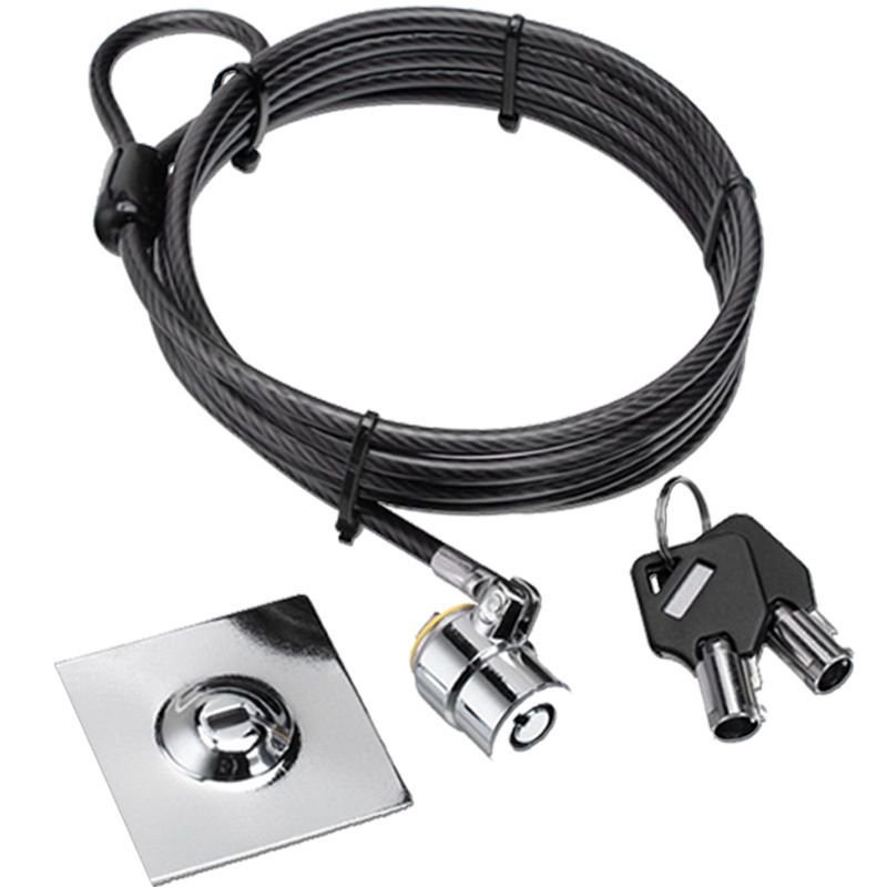Portable Laptop Lock Suitable for Apple Lenovo Asus Universal Bold Computer Lock Notebook Anti-Theft Lock