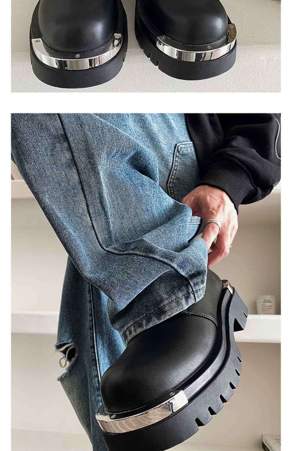 Chaussures Derby ShoeVault pour homme, modèle phare de la collection automne-été, rehausseur de taille, noires, décontractées, professionnelles et habillées, authentiques._voghion.com