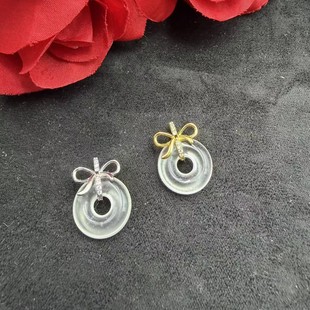 s925�ױ�ʯӢ�|���Ƕƽ���ۿ���diy����Ȧˮĭ��߱�͸�朵���