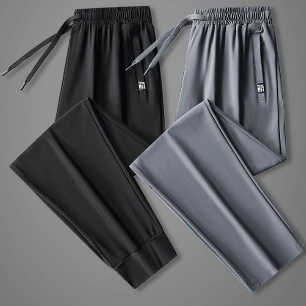 Silk summer thin breathable quick dry trousers
