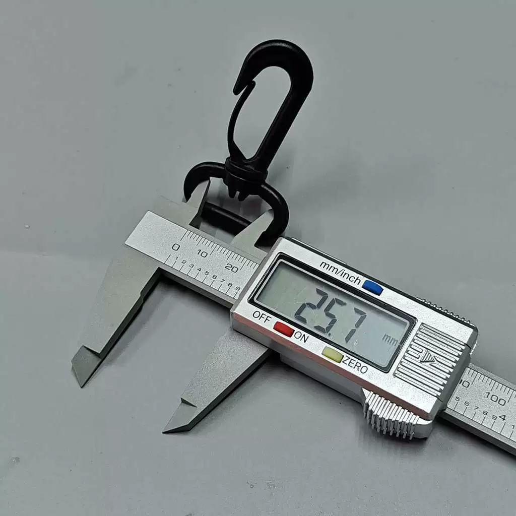 Горизонтальная вращающаяся пряжка-крючок 25 мм, классический закругленный пластиковый крючок, сумка с пластиковой пряжкой, аксессуары для багажа и сумок