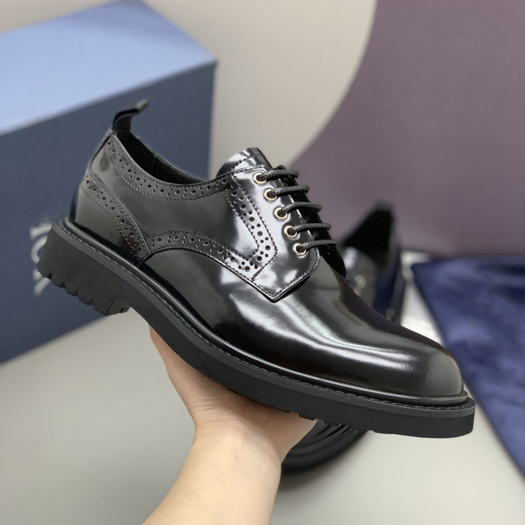 Herren Freizeitschuhe Aus Echtleder Formelle Lederschuhe_voghion.com