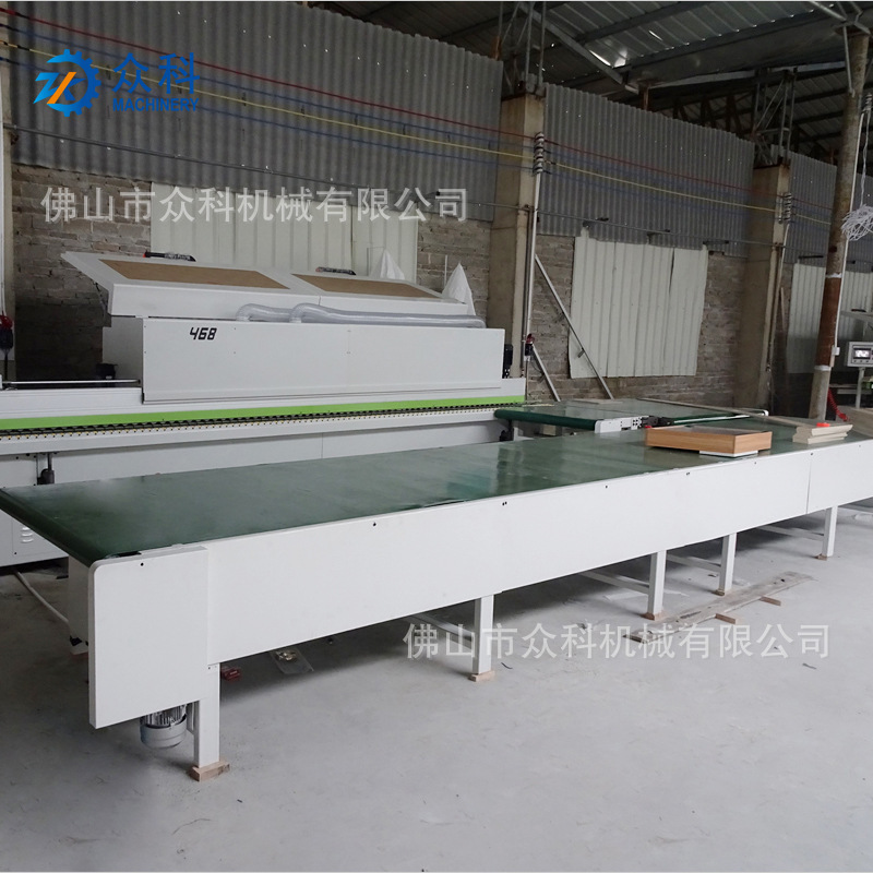 广东动力封边机回转线 接受定置皮带输送机PU流水线行回转台