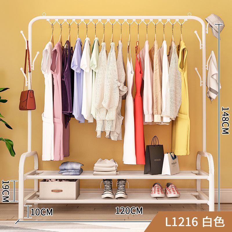 [이중 수납층] 길이 120CM 흰색