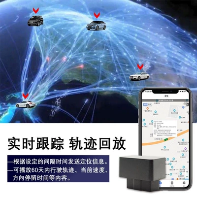 GPS Locator Tracker Vehicle-Mounted Obd