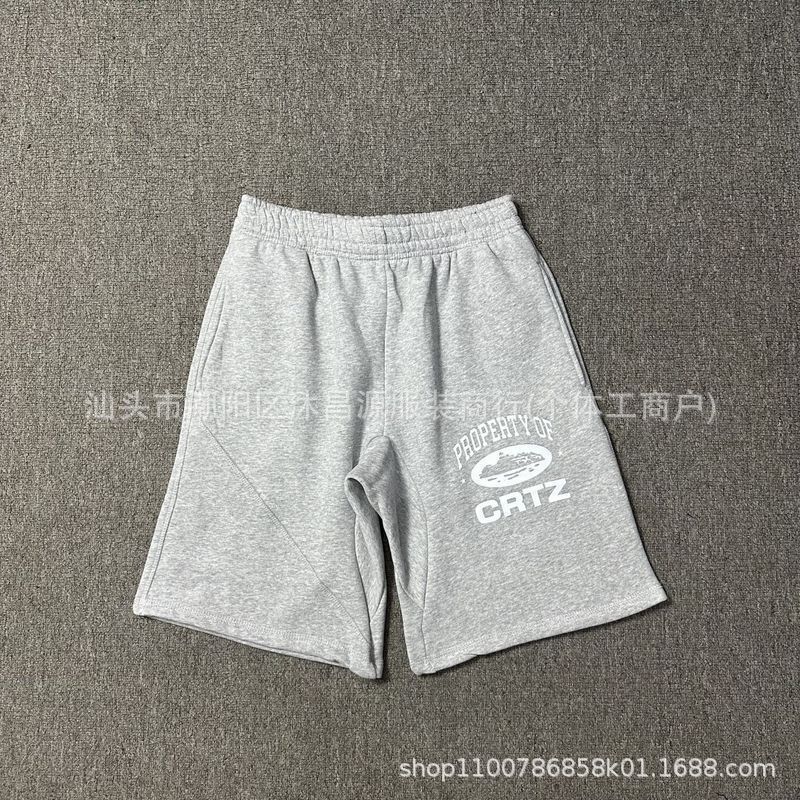Corteiz Property Of Alcatraz Sweat Shorts Grey