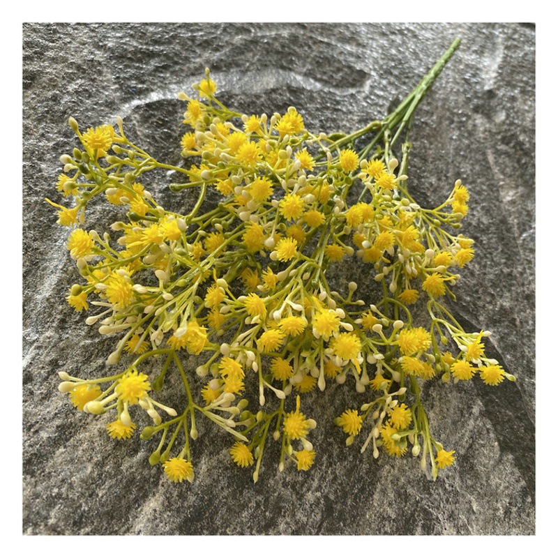 Idílico fresco 5-tenedor 150-cabeza mango pequeño ramo estrellado Estudio de tiro accesorios manojo simulación flores falsas