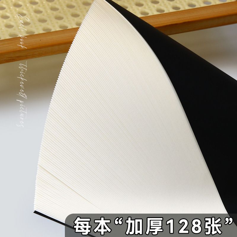 a5 厚いブラックカードホットスタンピング空白ノートブック b5 レトロノートブック中学生大学生メモ帳卸売|undefined