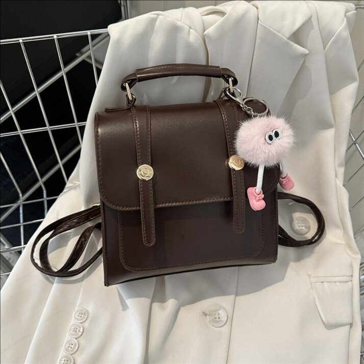 Simple Backpack Women's College Style Bag Women's Bag 2025 New Fashion Casual Shoulder Handbag Small Backpack