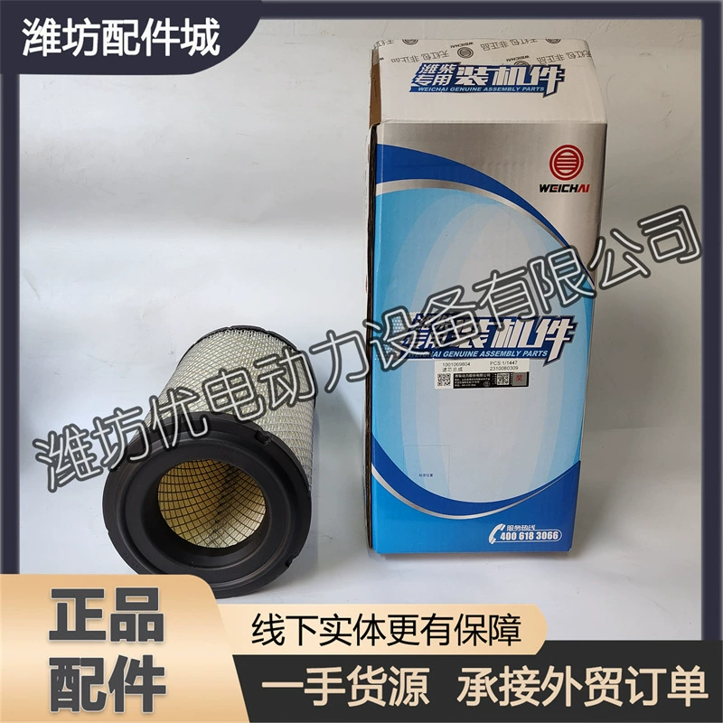 Frammopolitical Yangzhou Weichai WP2.3 engine WP4.1 diesel engine 1001069804 air filter element