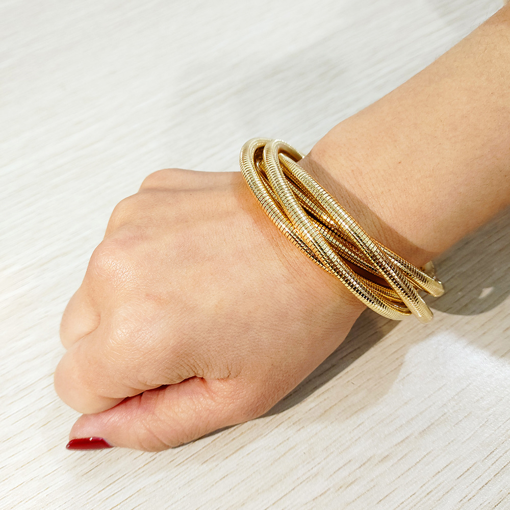 40g Weight Bracelets Classification Iron Chain Material snake chain Chain Type 1 Piece Quantity Casual, Daily Occasion Iron Material Geometric Pattern All Seasons Season Men's Gender Plating Design Retro, Classic Style Style Retro Classic Style Geometric Iron Plating Men's Bracelets Men Cuff & Bangle 11