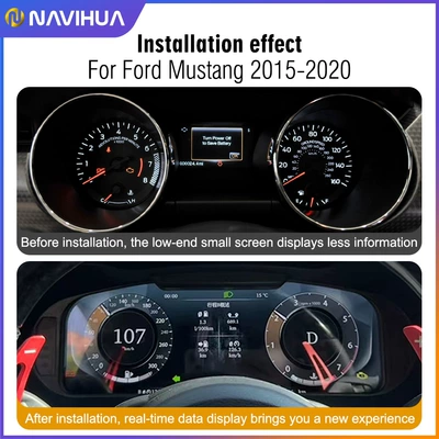 automobile instrument Mustang2015-21 full LCD 12.3