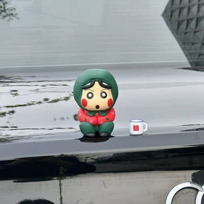 Car ornaments: car roof doll electric car