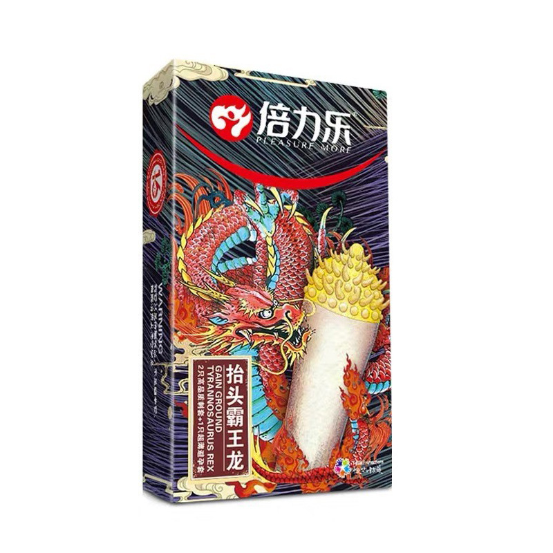 Condón Beili Le, Tiranosaurio Rex con cabeza hacia arriba, dragón buzo, dragón viento de pasión, condón, productos para adultos al por mayor