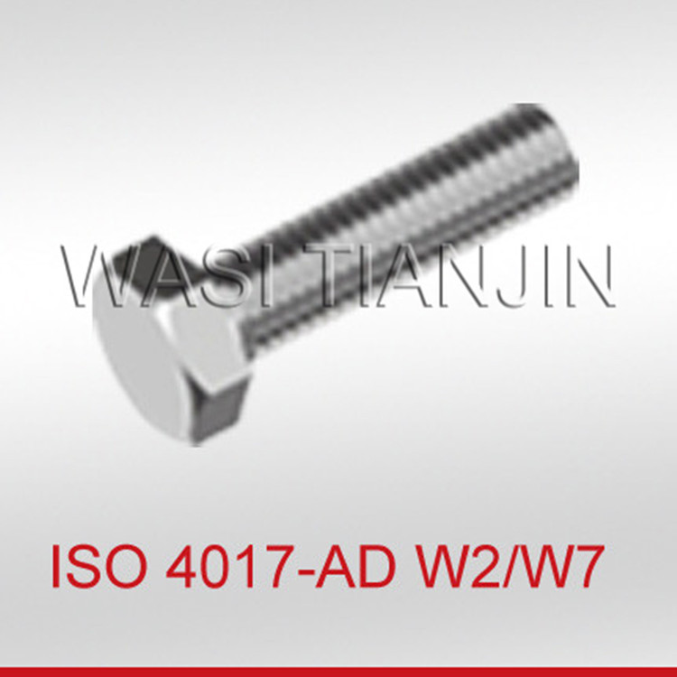 压力容器用六角螺栓 ISO 4017,A2 符合AD/TRD规定 欧洲进口